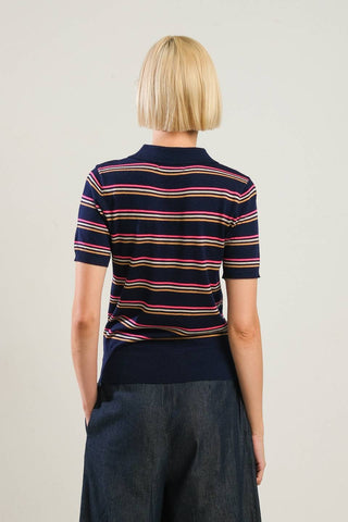PRETTY IN PARADISE POLO TOP - By Baano