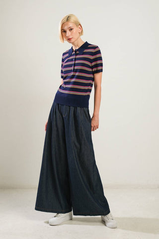 PRETTY IN PARADISE POLO TOP - By Baano