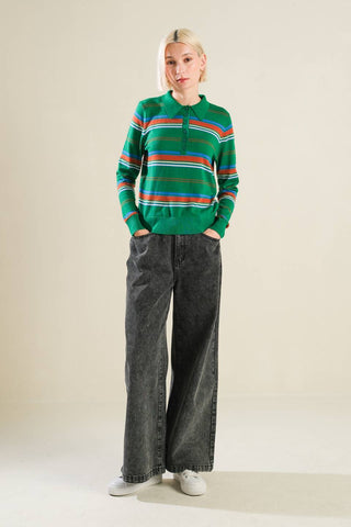 CALL IT FATE SWEATER POLO TOP - By Baano