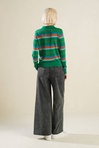 CALL IT FATE SWEATER POLO TOP - By Baano