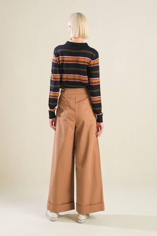 CALL IT FATE SWEATER POLO TOP - By Baano