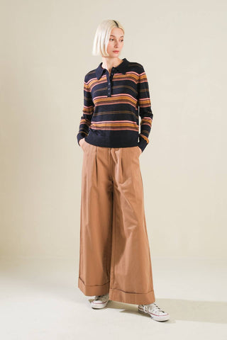 CALL IT FATE SWEATER POLO TOP - By Baano