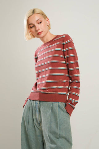 WELL PLAYED SWEATER TOP - By Baano