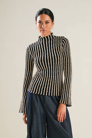LUCKY TO HAVE YOU KNIT TOP - By Baano