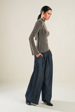 LUCKY TO HAVE YOU KNIT TOP - By Baano
