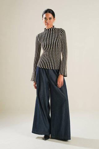 LUCKY TO HAVE YOU KNIT TOP - By Baano