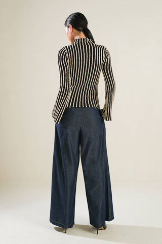 LUCKY TO HAVE YOU KNIT TOP - By Baano