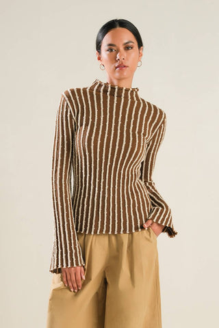 LUCKY TO HAVE YOU KNIT TOP - By Baano