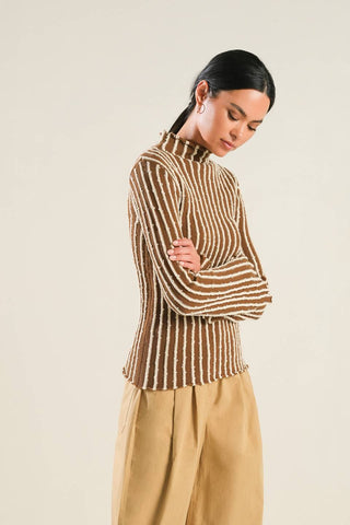 LUCKY TO HAVE YOU KNIT TOP - By Baano