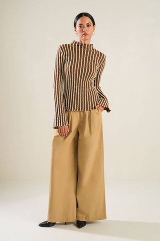 LUCKY TO HAVE YOU KNIT TOP - By Baano
