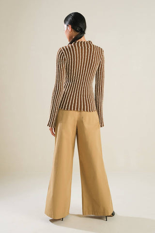 LUCKY TO HAVE YOU KNIT TOP - By Baano