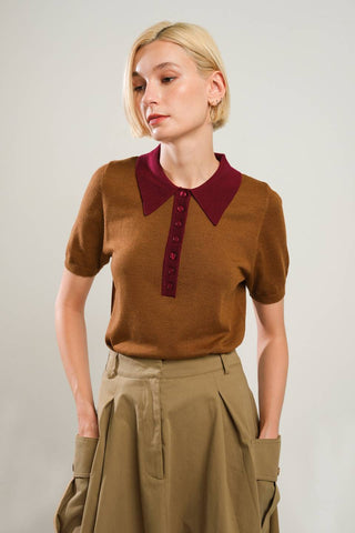 LOOK UP TO YOU SWEATER TOP - By Baano