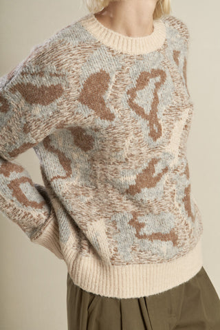 PROMINENT CHARM PULLOVER SWEATER TOP - By Baano