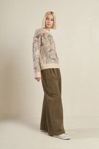PROMINENT CHARM PULLOVER SWEATER TOP - By Baano