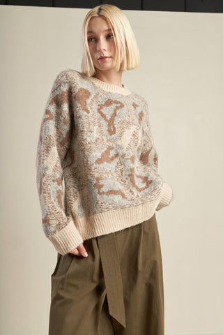 PROMINENT CHARM PULLOVER SWEATER TOP - By Baano