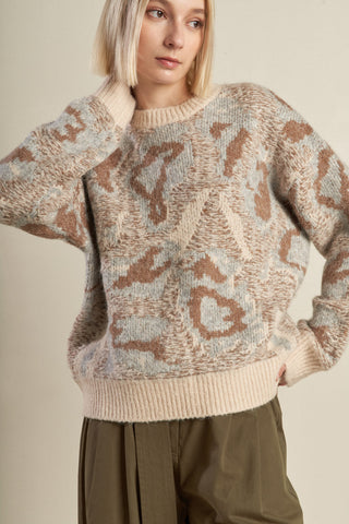 PROMINENT CHARM PULLOVER SWEATER TOP - By Baano
