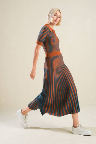 LUXE LIVING SWEATER MIDI DRESS - By Baano
