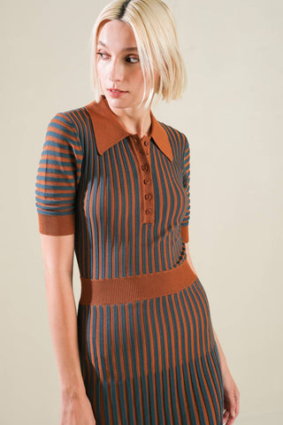 LUXE LIVING SWEATER MIDI DRESS - By Baano
