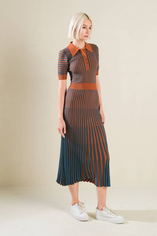 LUXE LIVING SWEATER MIDI DRESS - By Baano