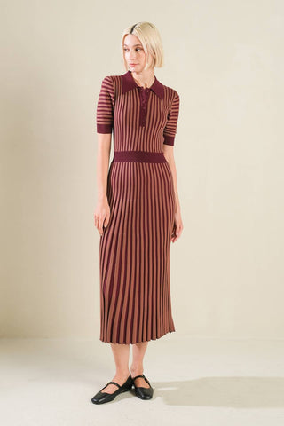 LUXE LIVING SWEATER MIDI DRESS - By Baano
