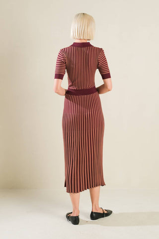 LUXE LIVING SWEATER MIDI DRESS - By Baano