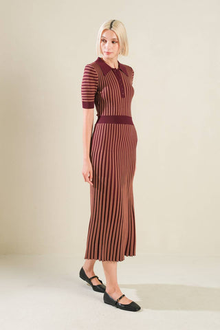 LUXE LIVING SWEATER MIDI DRESS - By Baano
