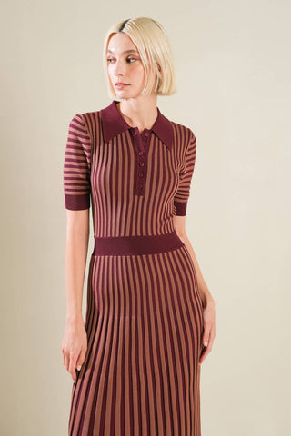 LUXE LIVING SWEATER MIDI DRESS - By Baano