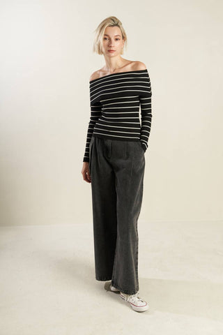 IN TOO DEEP SWEATER TOP - By Baano