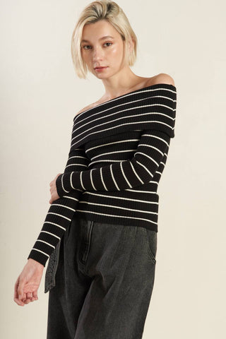 IN TOO DEEP SWEATER TOP - By Baano