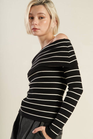IN TOO DEEP SWEATER TOP - By Baano