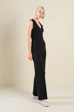 REGAL RISE BLACK KNIT PANTS - By Baano