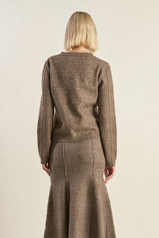 SOFT SERENITY SWEATER TOP - By Baano