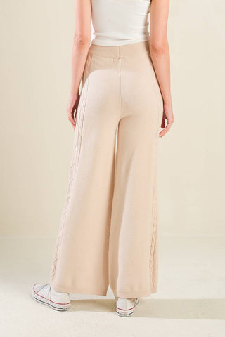 HOLD YOUR GAZE SWEATER KNIT PANTS - By Baano