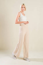 HOLD YOUR GAZE SWEATER KNIT PANTS - By Baano