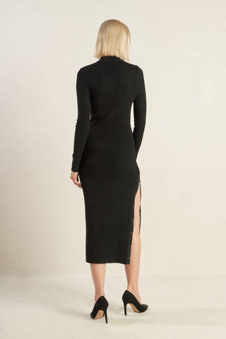 IDEAL BEHAVIOR SWEATER MIDI DRESS - By Baano