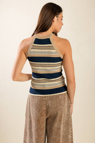 ANYTIME NOW SWEATER KNIT TOP - By Baano