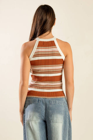 ANYTIME NOW SWEATER KNIT TOP - By Baano