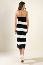 ROMANTIC AFTERNOON SWEATER MIDI TUBE DRESS - By Baano