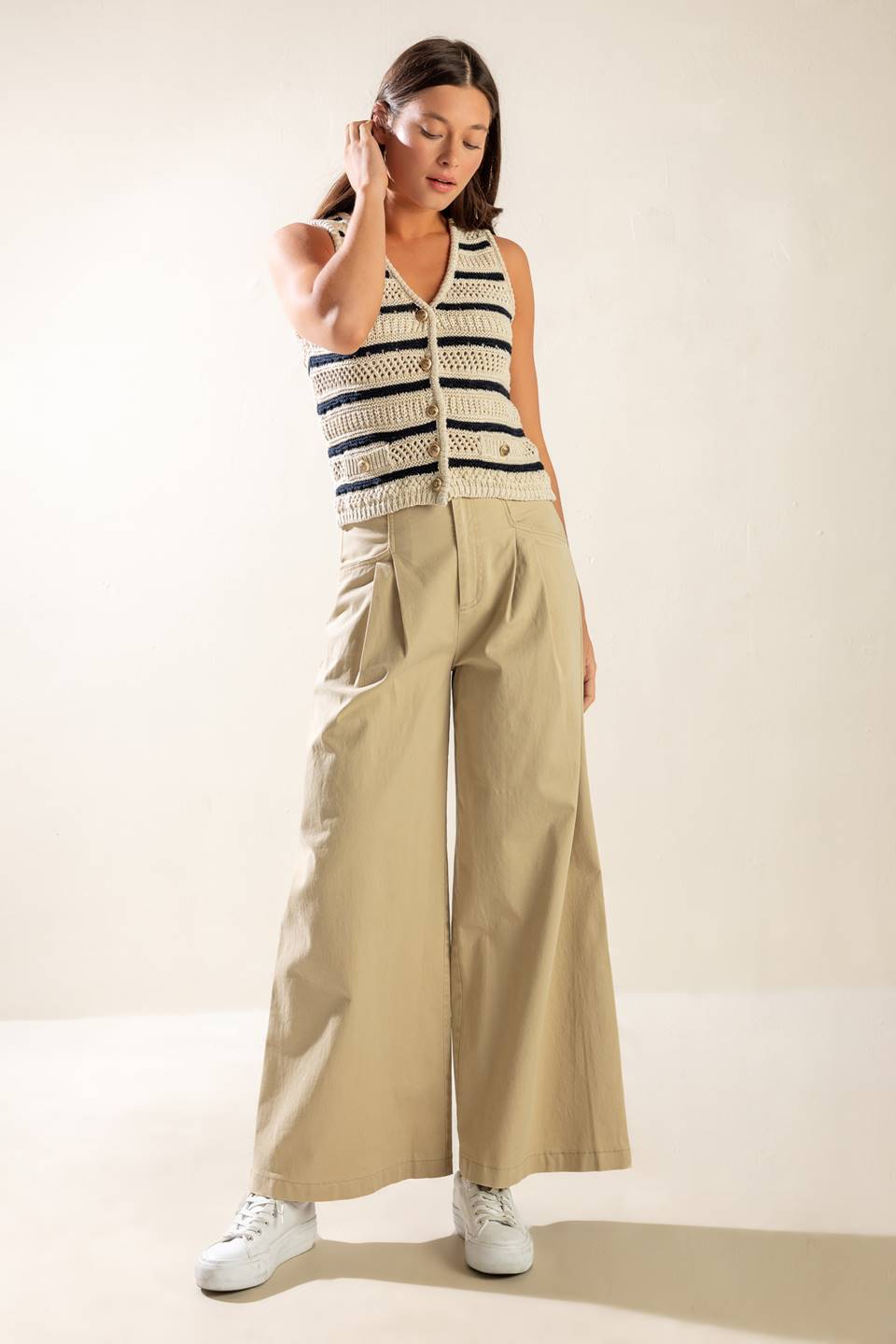 INTO THE NATURAL SWEATER KNIT VEST - By Baano