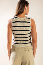 INTO THE NATURAL SWEATER KNIT VEST - By Baano