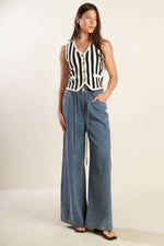 FREE TO DREAM SWEATER KNIT VEST - By Baano