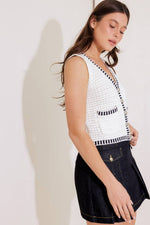 SO IN LOVE SWEATER KNIT VEST - By Baano