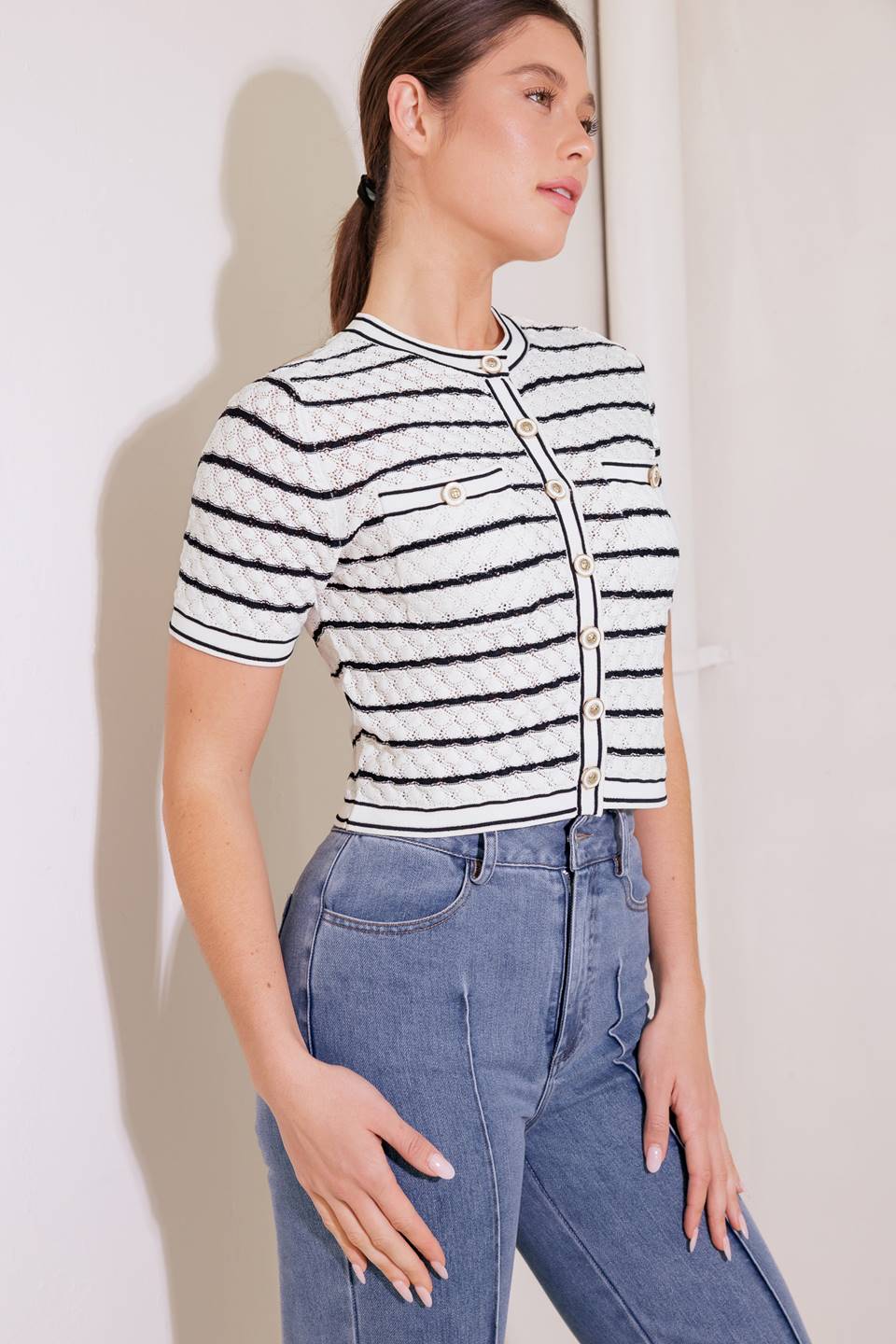 A DAY IN THE MEADOW KNIT CARDIGAN - By Baano