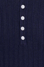 SO MAGNETIC NAVY SWEATER MIDI DRESS - By Baano