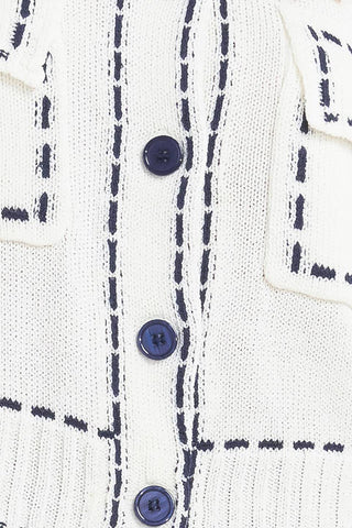 MONO FRAME SWEATER KNIT TOP - By Baano
