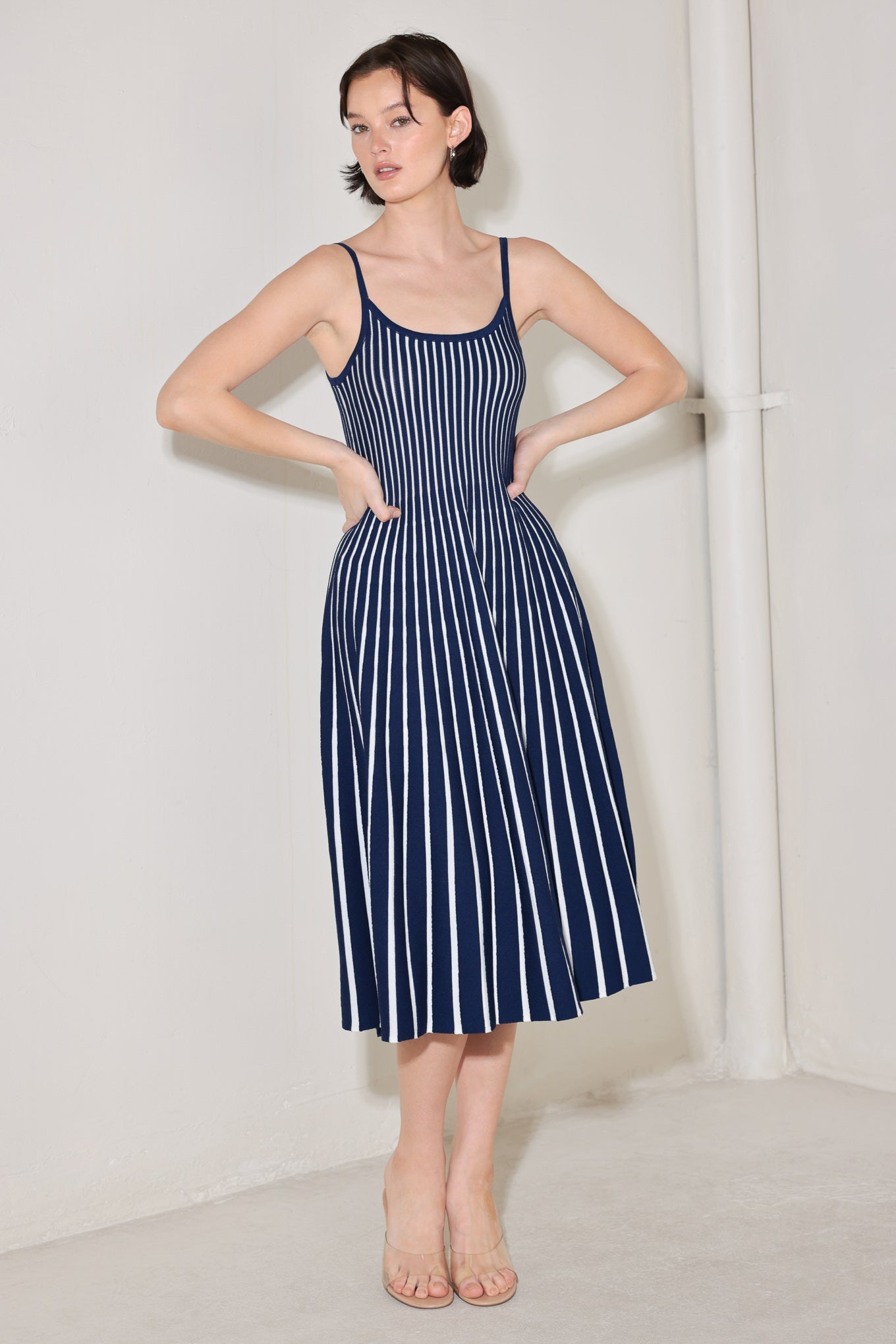 BOARDWALK BEAUTY SWEATER MIDI DRESS