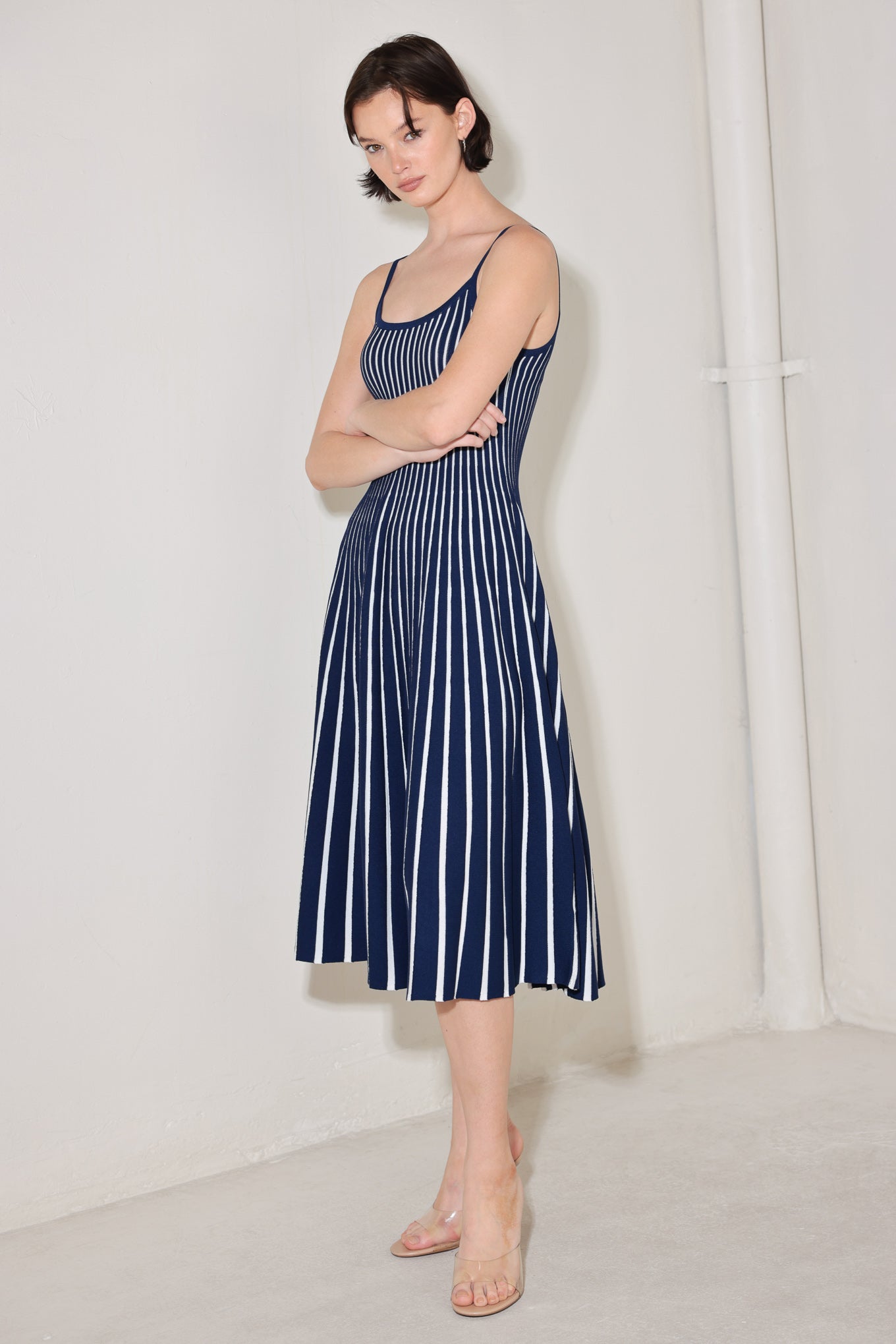 BOARDWALK BEAUTY SWEATER MIDI DRESS