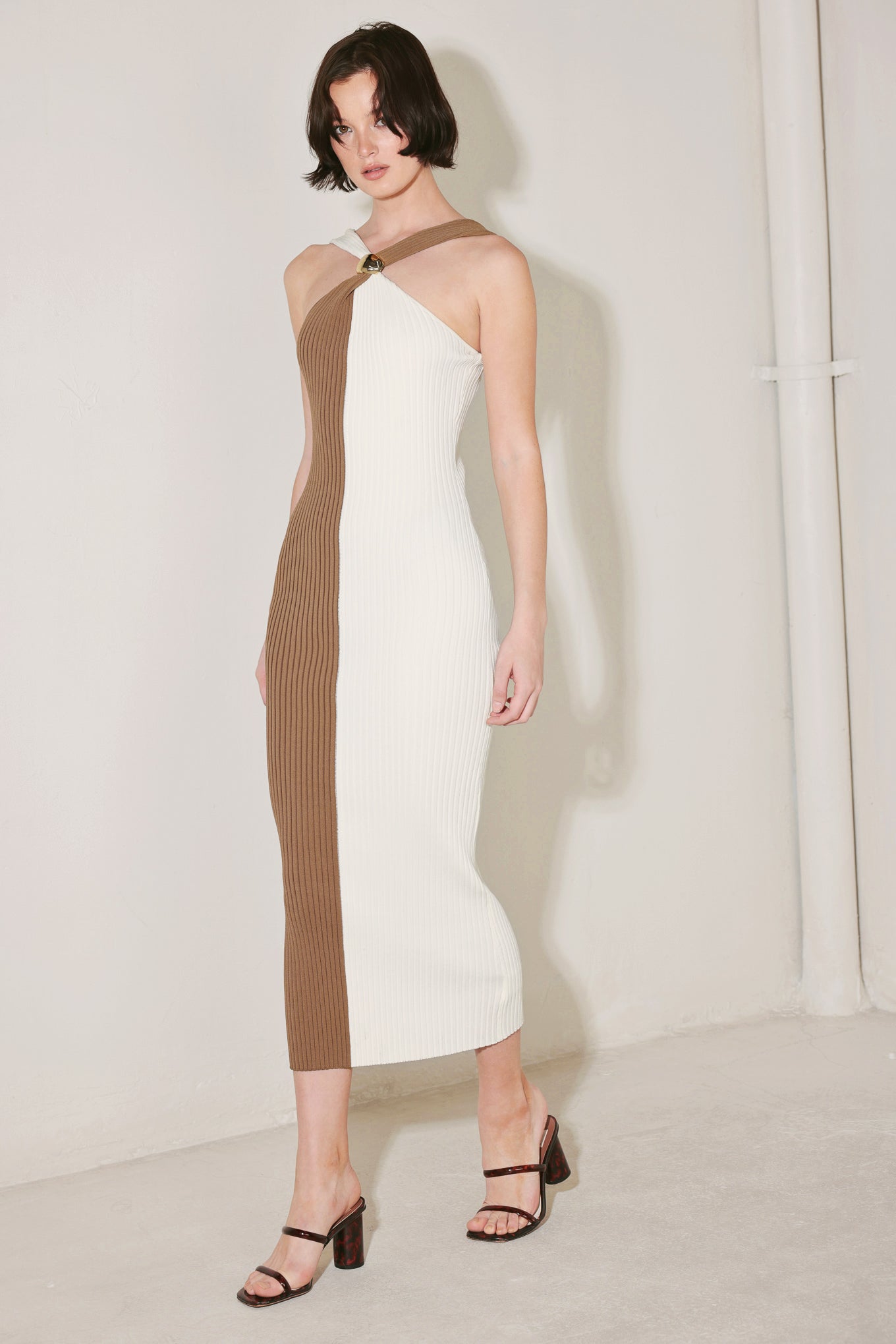 HEADLINER ENERGY SWEATER KNIT MIDI DRESS