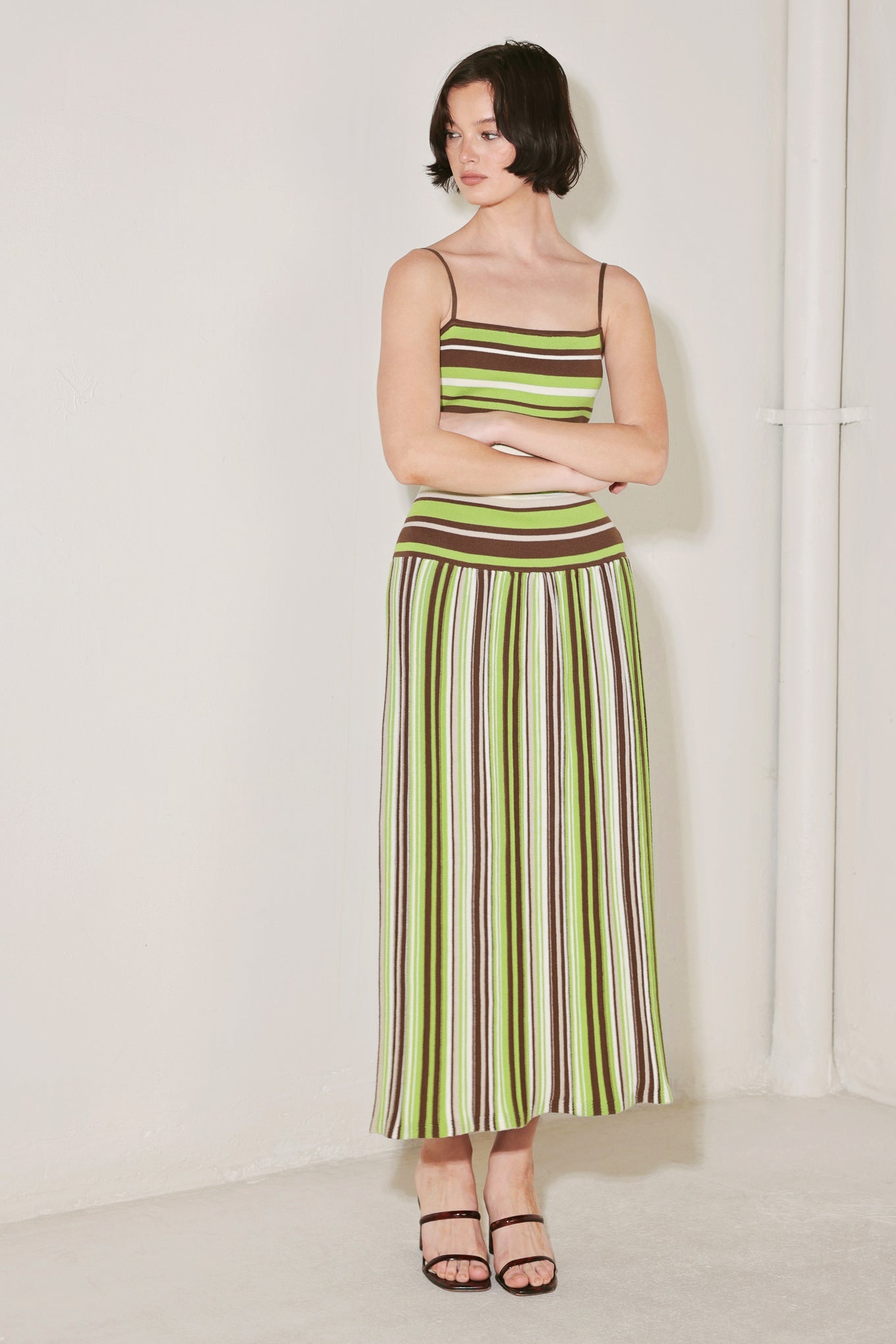 [PREORDER] FESTIVAL FREQUENCY SWEATER KNIT MIDI DRESS