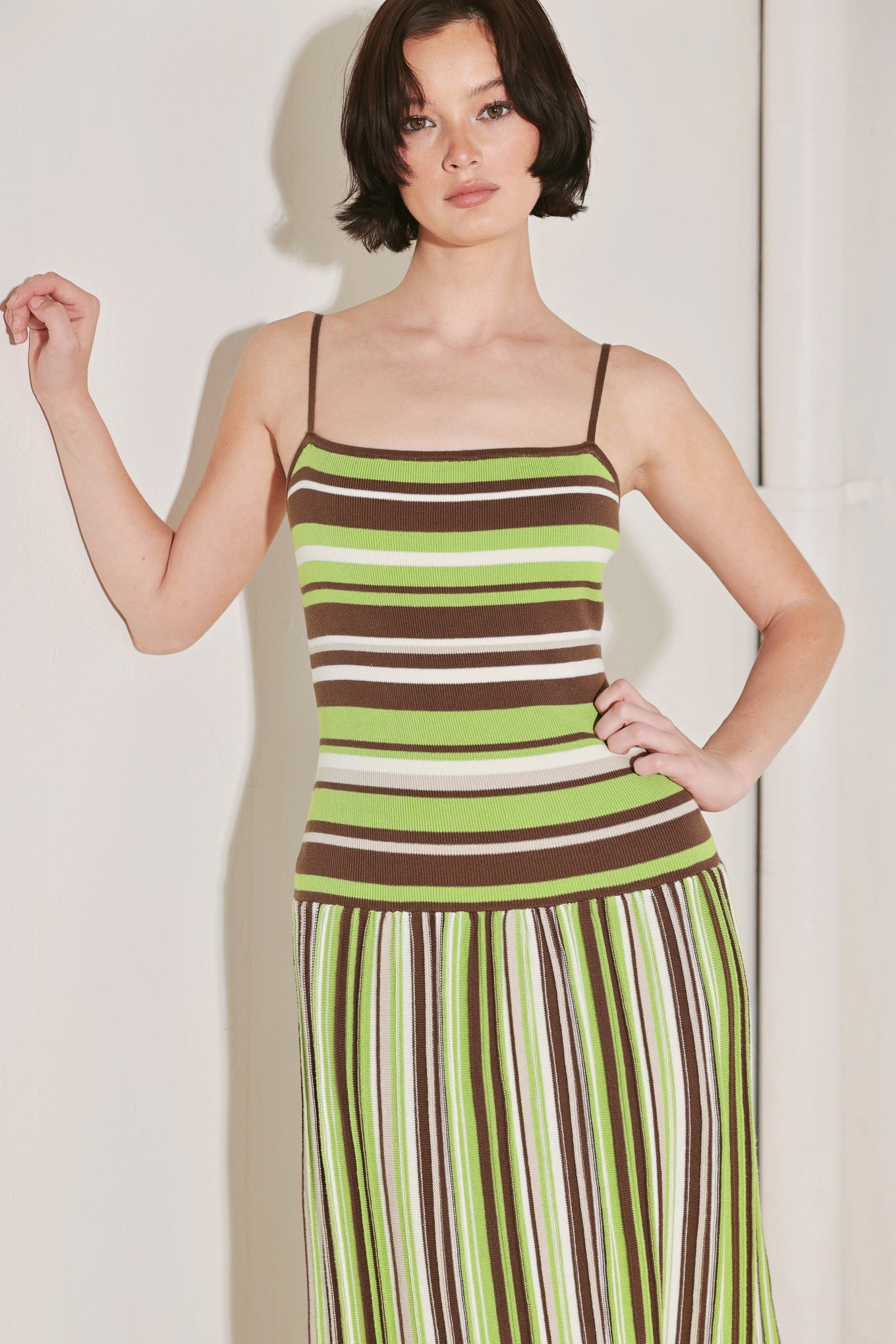 [PREORDER] FESTIVAL FREQUENCY SWEATER KNIT MIDI DRESS